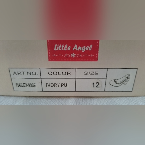 New Girls Sequinned Bow Tie Kiddie Wedge Pump - Picture 5 of 5